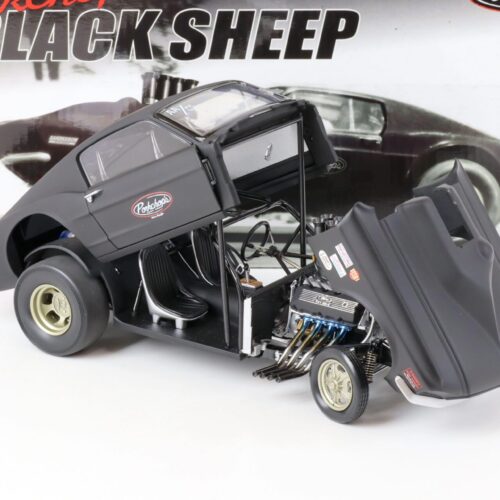 1:18 GMP 1967 Ford Mustang Porkchop´s BLACK SHEEP matt black