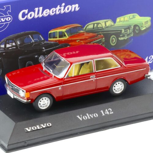 1:43 Atlas IXO Volvo Collection 1973 Volvo 142 red
