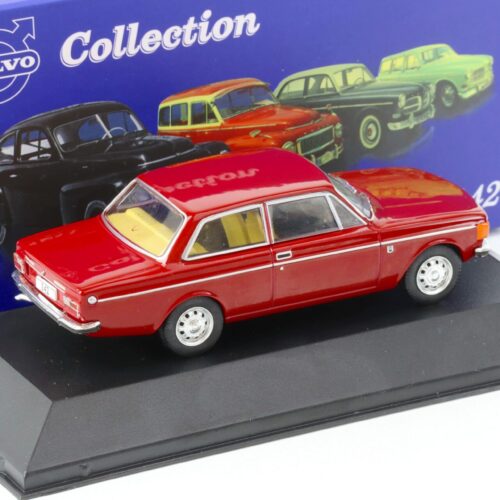 1:43 Atlas IXO Volvo Collection 1973 Volvo 142 red