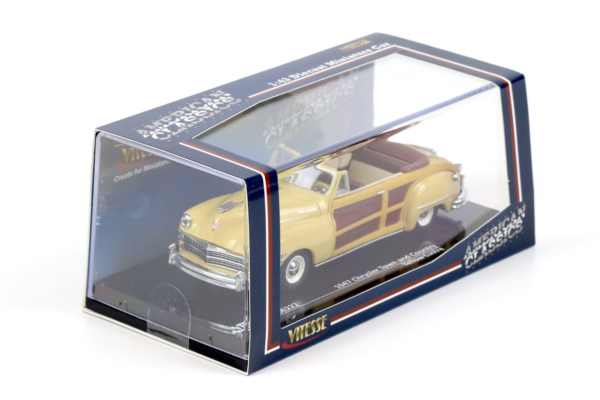 1:43 Vitesse 1947 Chrysler Town and Country Convertible yellow Lustre