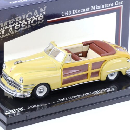 1:43 Vitesse 1947 Chrysler Town and Country Convertible yellow Lustre