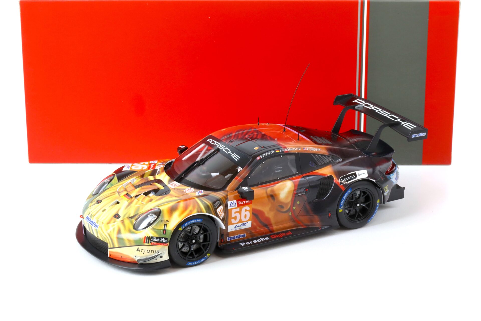 1:18 IXO Porsche 911 RSR #56 Winner LMGTE AM 24h Le Mans 2019 Team Project