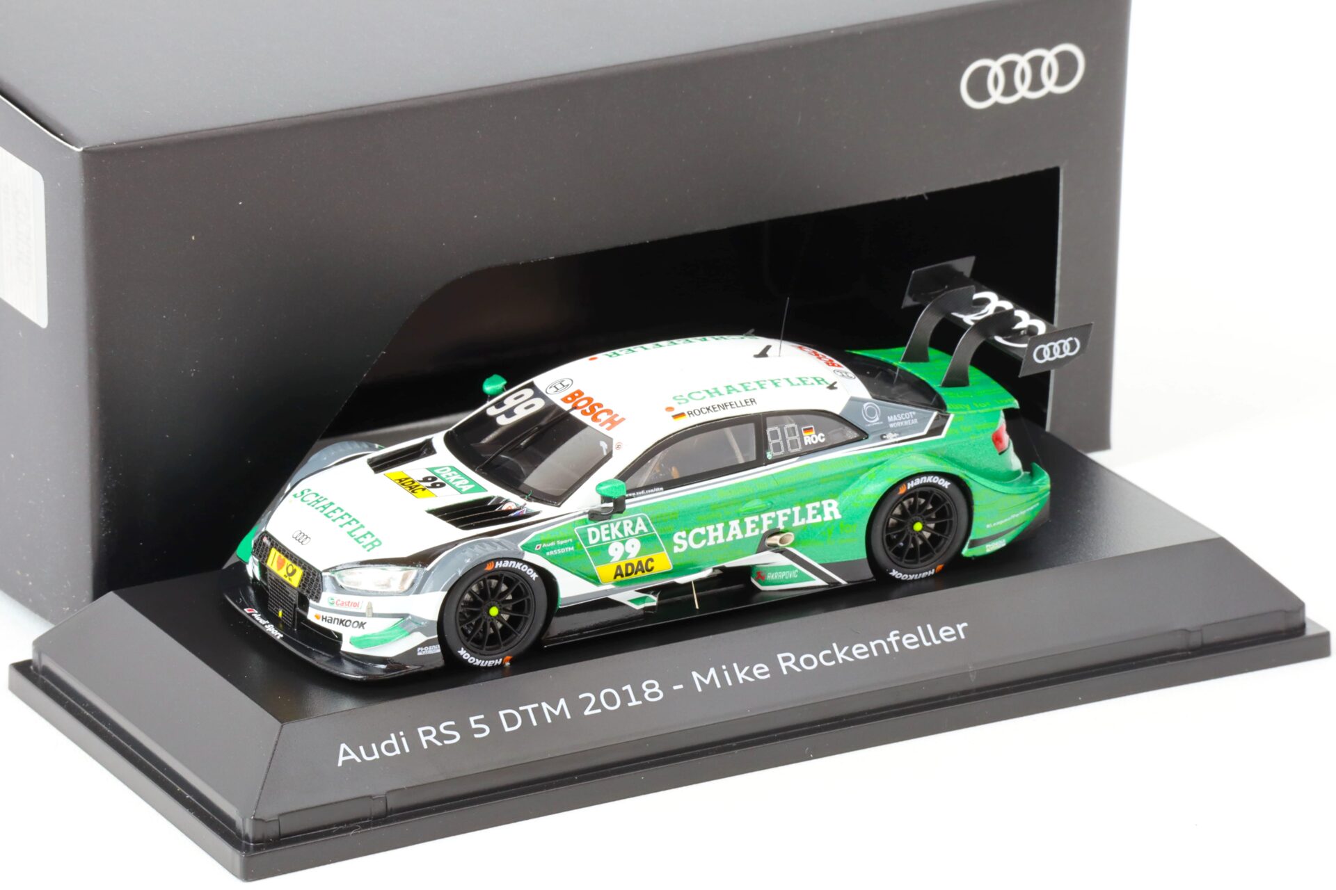 1:43 Spark Audi RS5 DTM 2018 Mike Rockenfeller DEALER VERSION