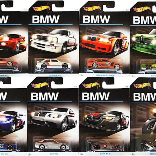 1:64 Hot Wheels BMW 100th Anniversary 100 Jahre SET 8 pcs. M3, Z4 M, 2002