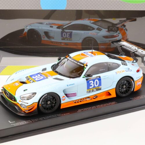 1:18 Paragon Mercedes AMG GT3 Team Ram Racing #30 GULF Hankook 24h Circuit