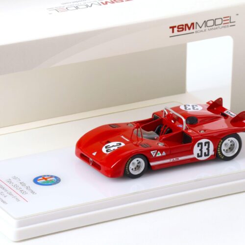 1:43 TSM 1971 Alfa Romeo Tipo 33/3 Can-Am #33 Watkins Glen 6h Autodelta SPA