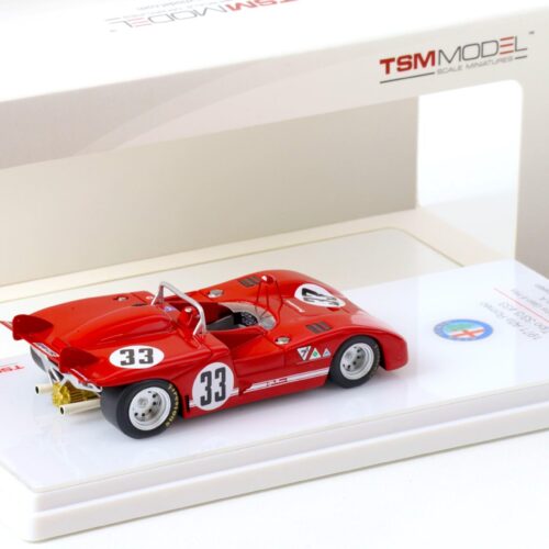 1:43 TSM 1971 Alfa Romeo Tipo 33/3 Can-Am #33 Watkins Glen 6h Autodelta SPA