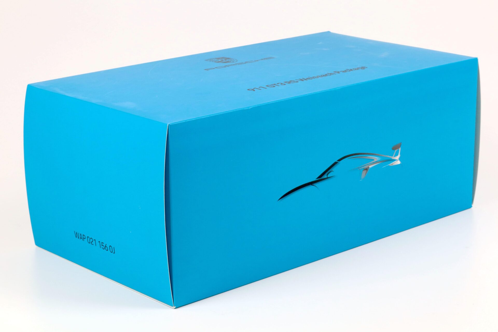1:18 Spark Porsche 911 (991) GT3 RS Weissach Package Miami blue DEALER VERSION