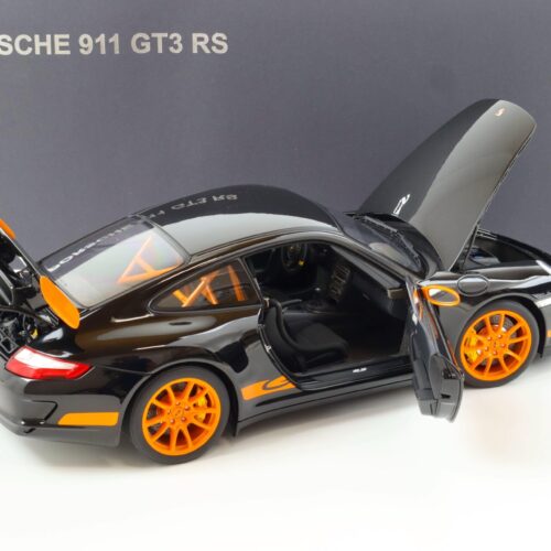 1:12 AUTOart Porsche 911 (997) GT3 RS black with orange stripes 12116