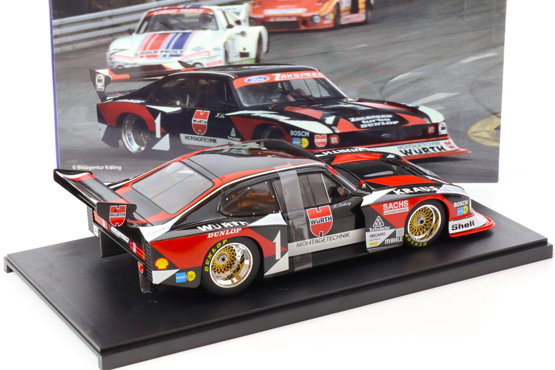 1:18 WERK83 Ford Capri Turbo Gr.5 #1 DRM 1980 Klaus Ludwig WÜRTH