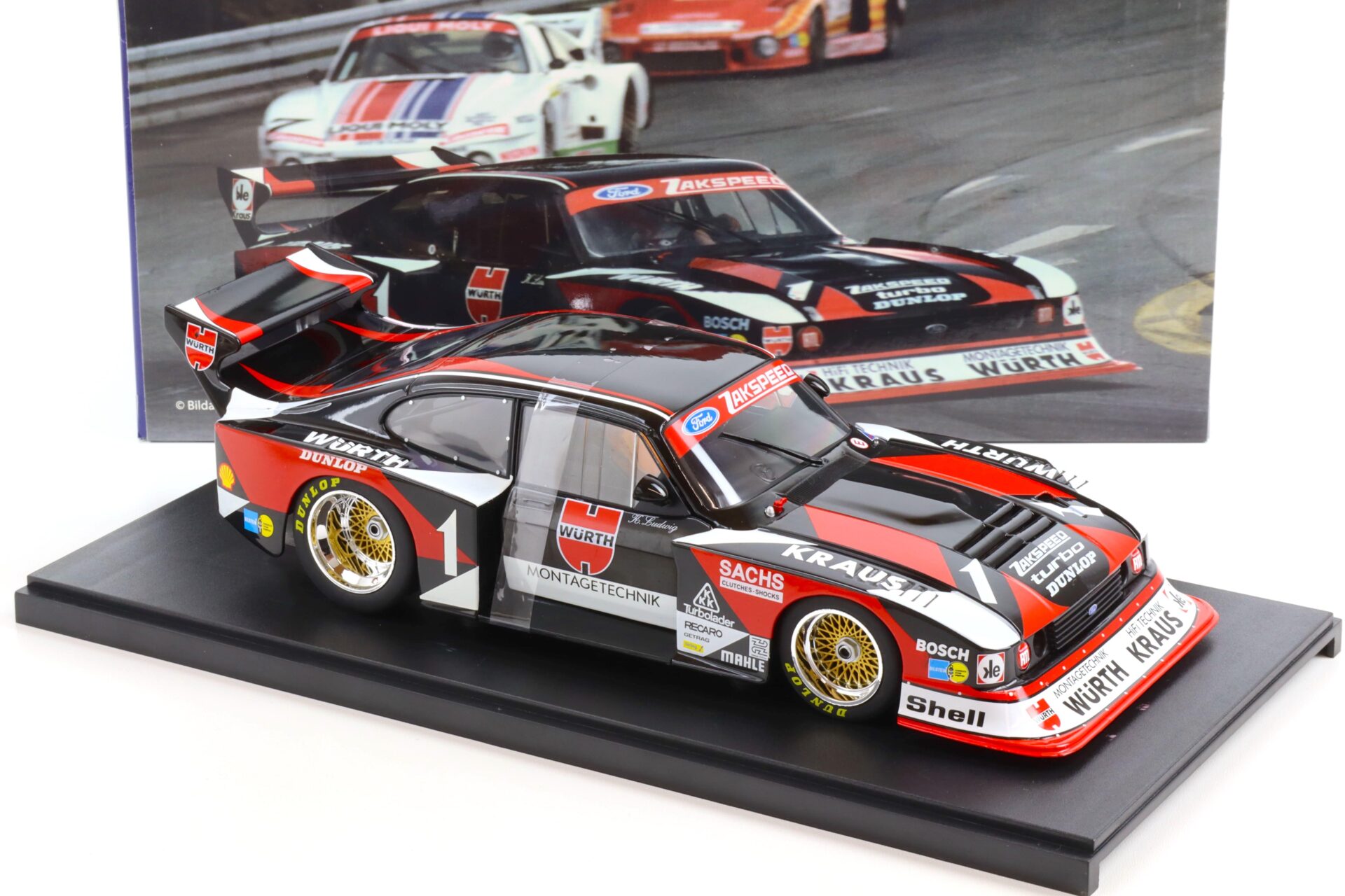 1:18 WERK83 Ford Capri Turbo Gr.5 #1 DRM 1980 Klaus Ludwig WÜRTH