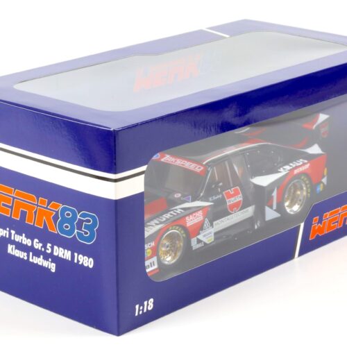 1:18 WERK83 Ford Capri Turbo Gr.5 #1 DRM 1980 Klaus Ludwig WÜRTH