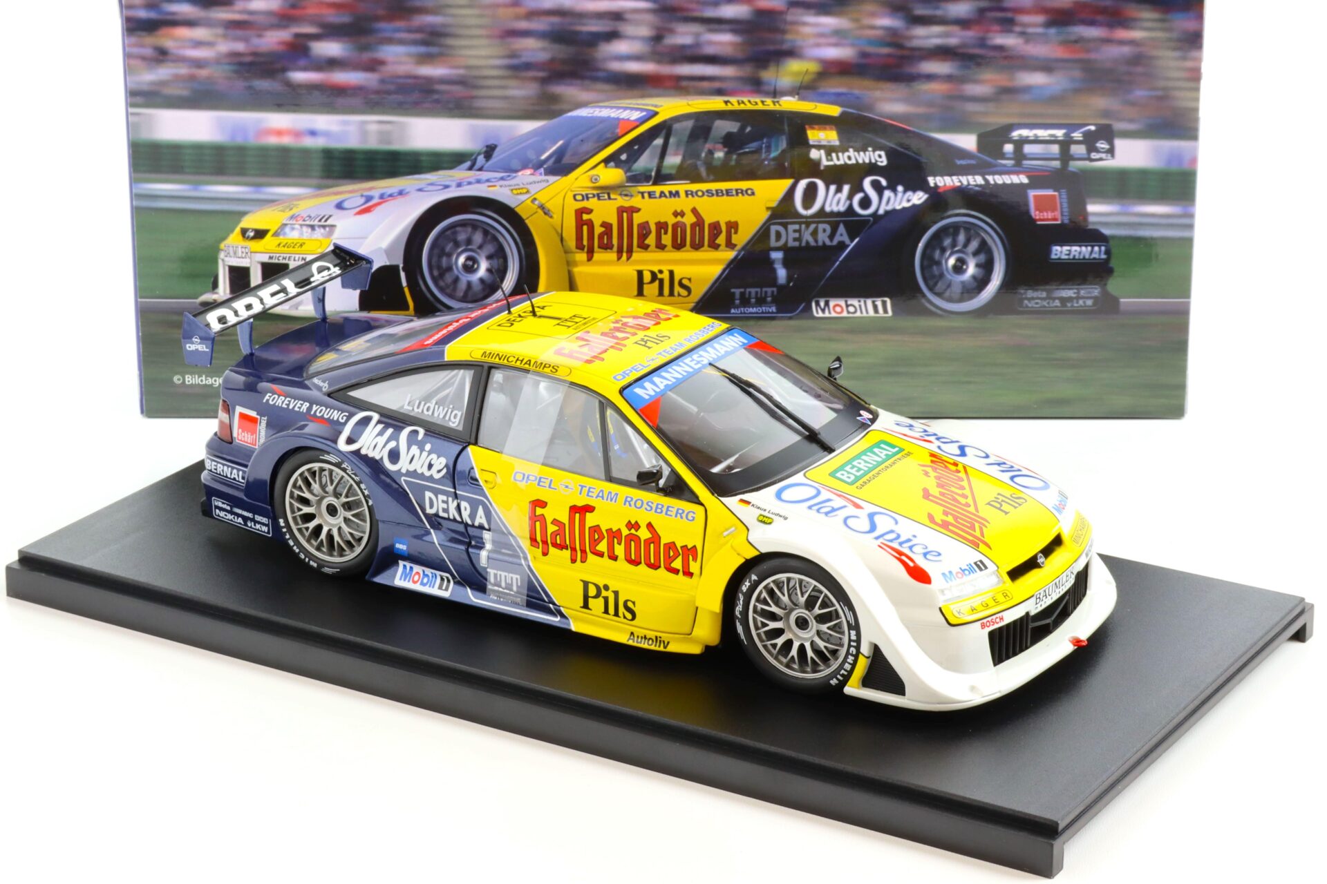 1:18 WERK83 Opel Calibra V6 4x4 Team Rosberg #1 Ludwig DTM/ ITS 1995 Hasseröder