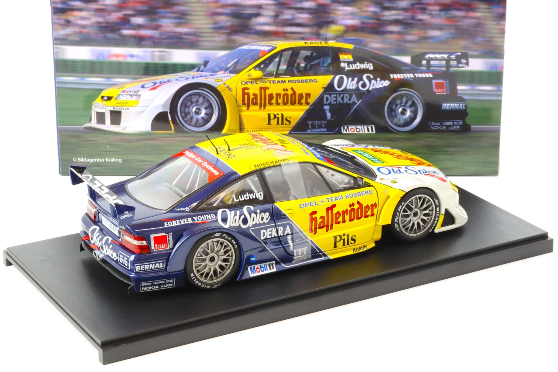 1:18 WERK83 Opel Calibra V6 4x4 Team Rosberg #1 Ludwig DTM/ ITS 1995 Hasseröder