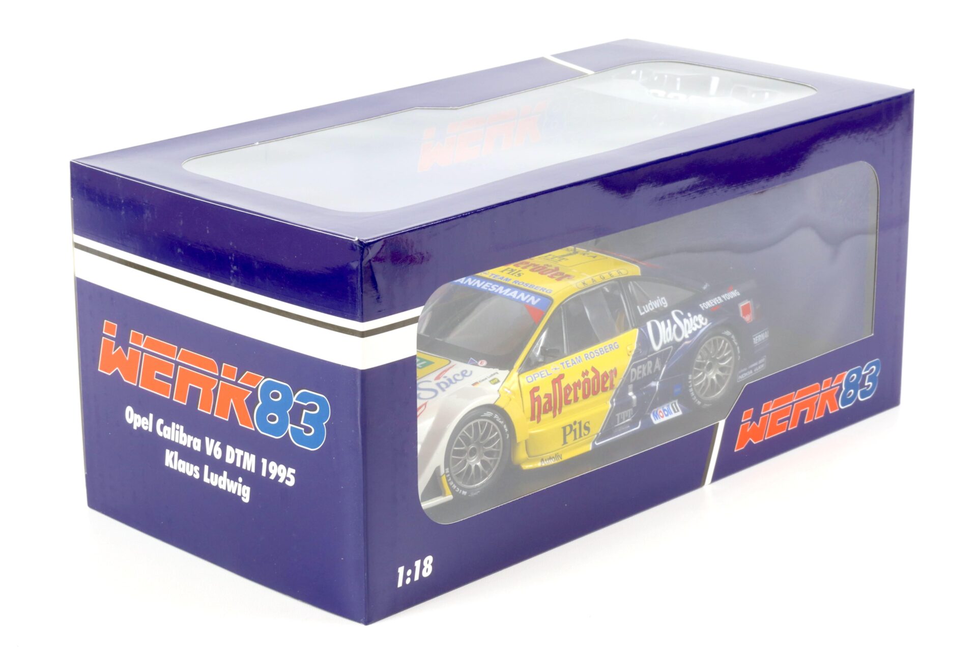 1:18 WERK83 Opel Calibra V6 4x4 Team Rosberg #1 Ludwig DTM/ ITS 1995 Hasseröder
