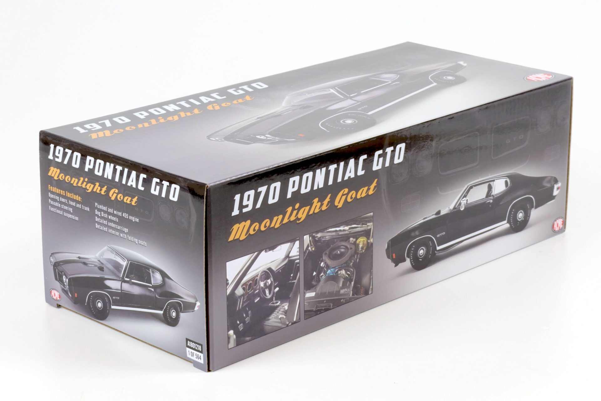 1:18 ACME 1970 Pontiac GTO Coupe Moonlight Goat A1801218
