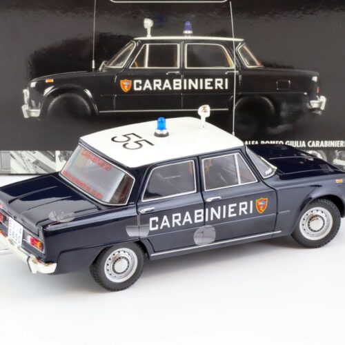 1:18 Minichamps Alfa Romeo Giulia CARABINIERI 1970 dark blue #55 - Image 3