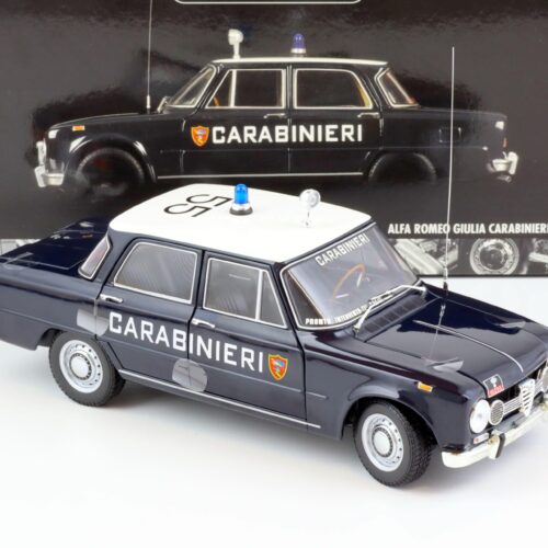 1:18 Minichamps Alfa Romeo Giulia CARABINIERI 1970 dark blue #55 - Image 2