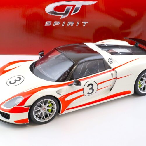1:12 GT Spirit GT078 Porsche 918 Spyder Weissach Package Salzburg white 2013