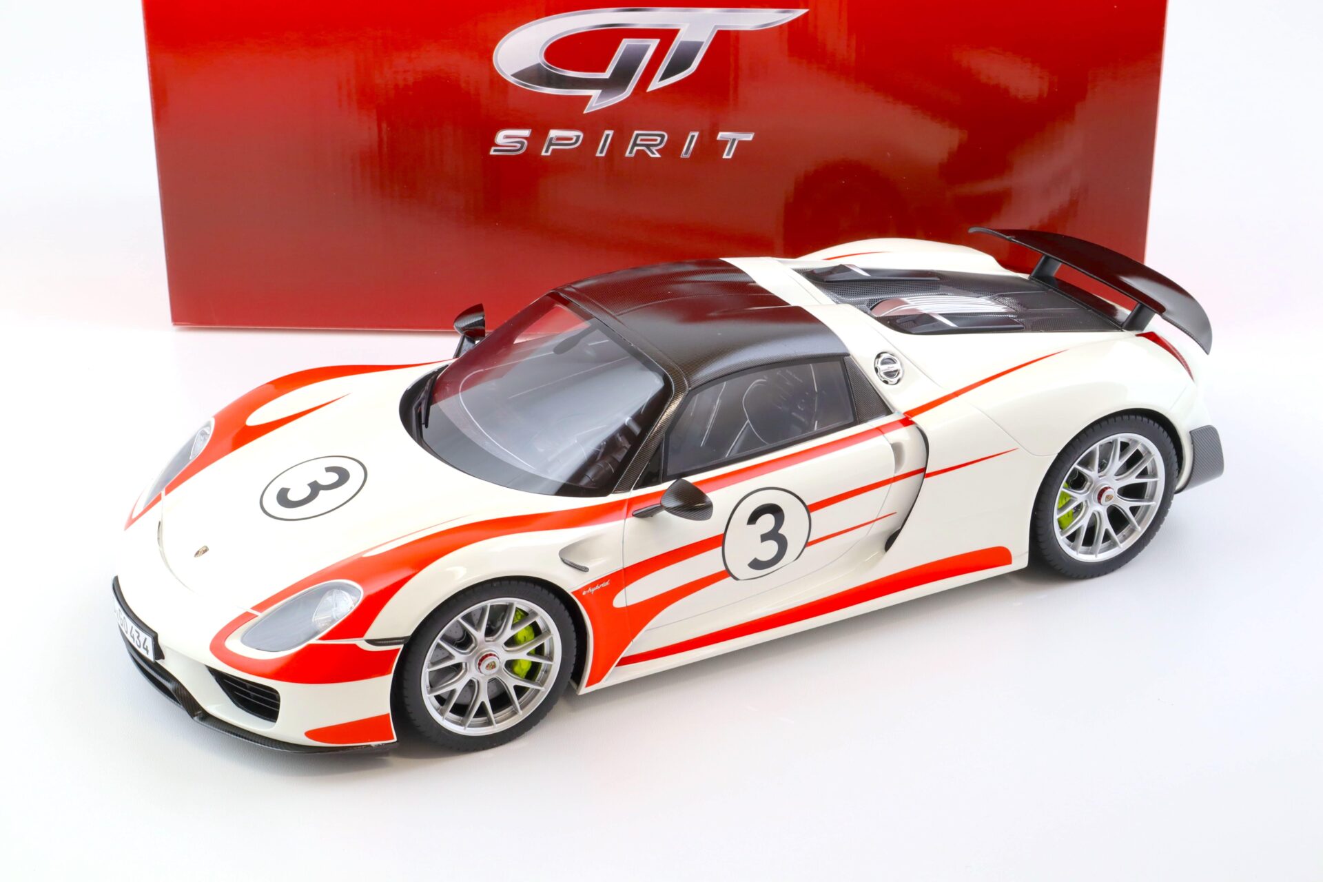 1:12 GT Spirit GT078 Porsche 918 Spyder Weissach Package Salzburg white 2013