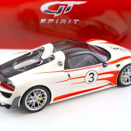 1:12 GT Spirit GT078 Porsche 918 Spyder Weissach Package Salzburg white 2013