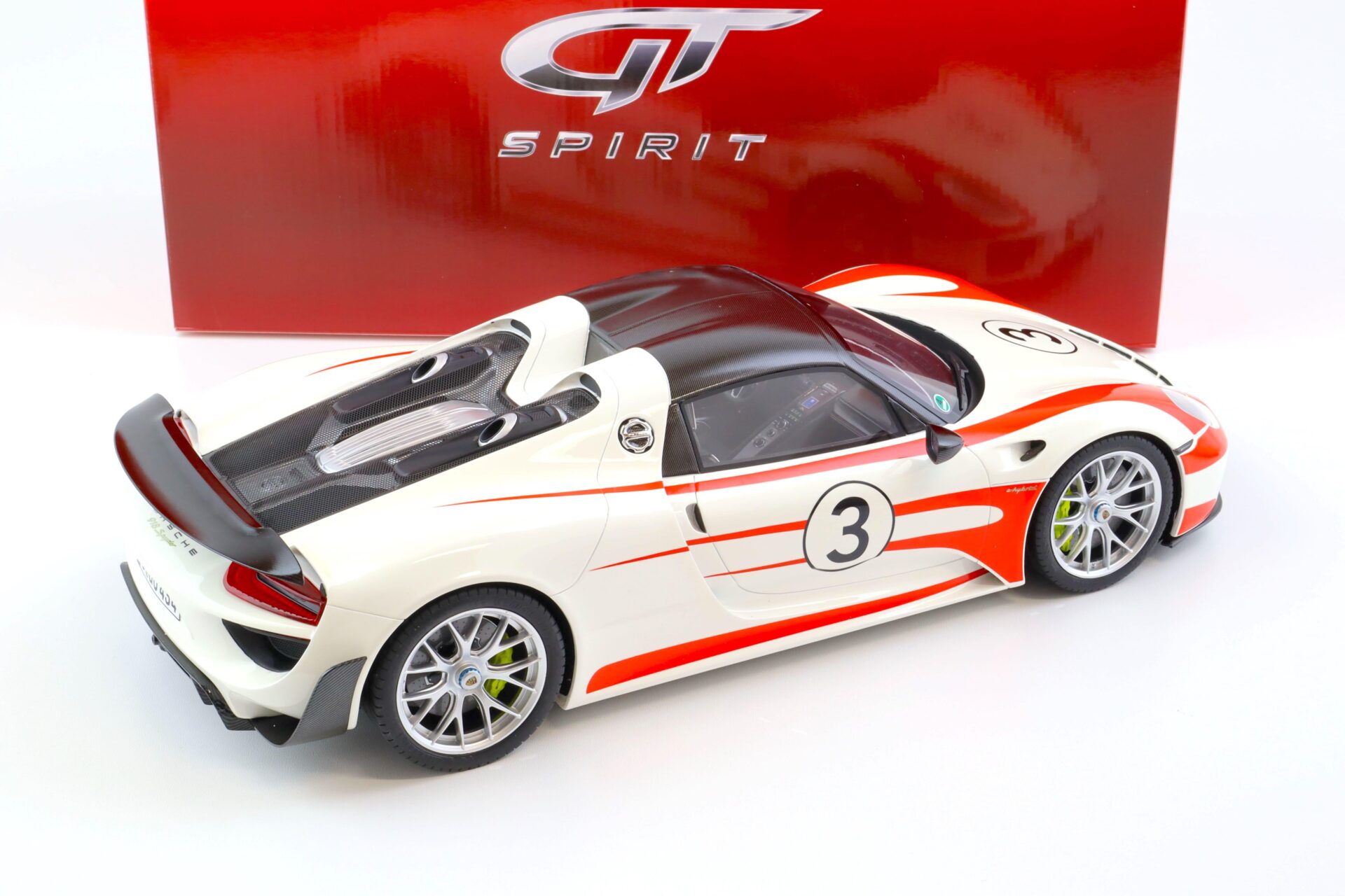 1:12 GT Spirit GT078 Porsche 918 Spyder Weissach Package Salzburg white 2013