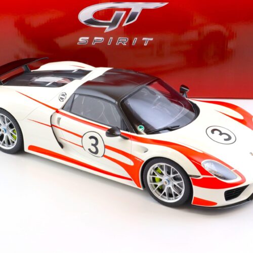 1:12 GT Spirit GT078 Porsche 918 Spyder Weissach Package Salzburg white 2013