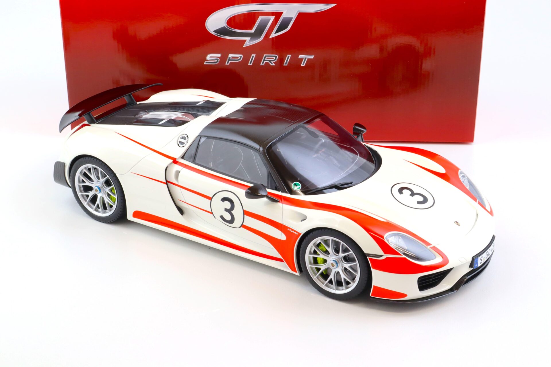 1:12 GT Spirit GT078 Porsche 918 Spyder Weissach Package Salzburg white 2013