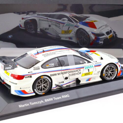1:18 Minichamps BMW M3 DTM (E92) 2012 Martin Tomczyk Team RMG #1 DEALER VERSION