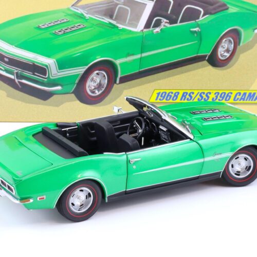 1:18 Exact Detail 1968 Chevrolet Camaro RS/ SS 396 Convertible green