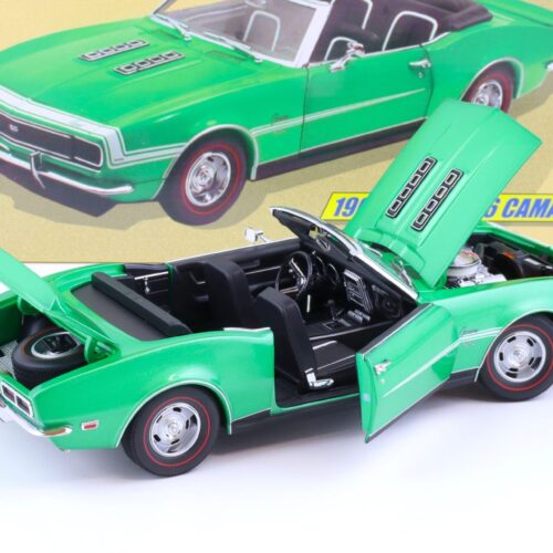 1:18 Exact Detail 1968 Chevrolet Camaro RS/ SS 396 Convertible green