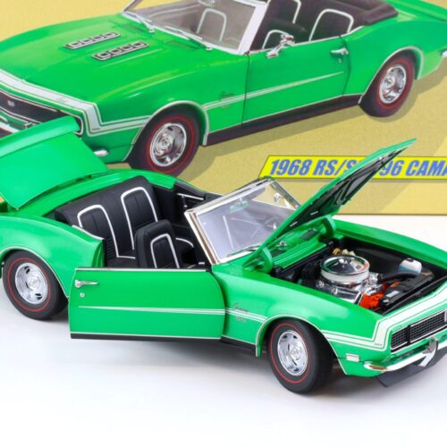 1:18 Exact Detail 1968 Chevrolet Camaro RS/ SS 396 Convertible green