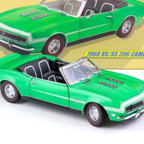 1:18 Exact Detail 1968 Chevrolet Camaro RS/ SS 396 Convertible green