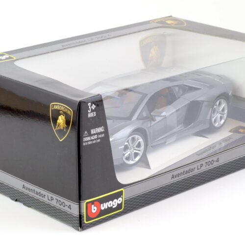 1:18 Bburago Lamborghini Aventador LP 700-4 grey metallic