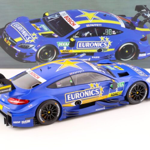 1:18 AutoCult EURONICS Mercedes C63 AMG DTM Gary Paffett 2016 #2 DEALER VERSION - Image 3