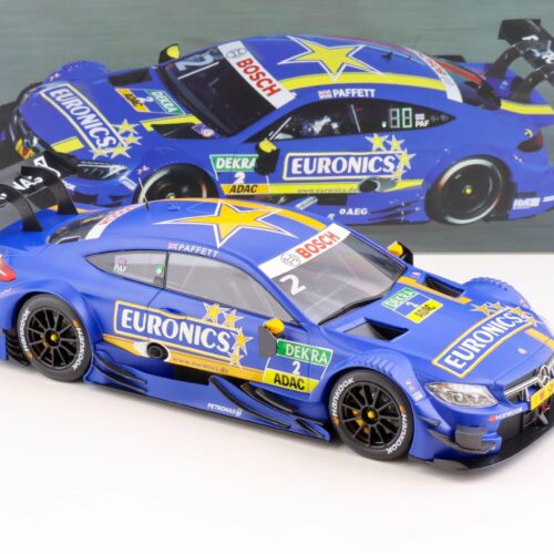 1:18 AutoCult EURONICS Mercedes C63 AMG DTM Gary Paffett 2016 #2 DEALER VERSION - Image 2