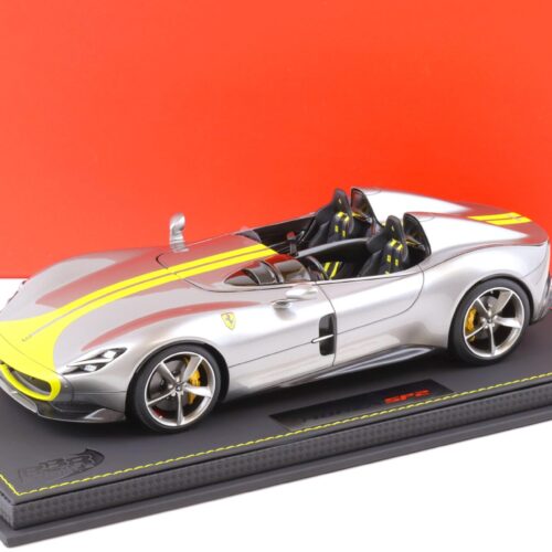 1:18 BBR Ferrari Monza Icona SP2 Grigio Ferro grey - Limited 99 pcs.