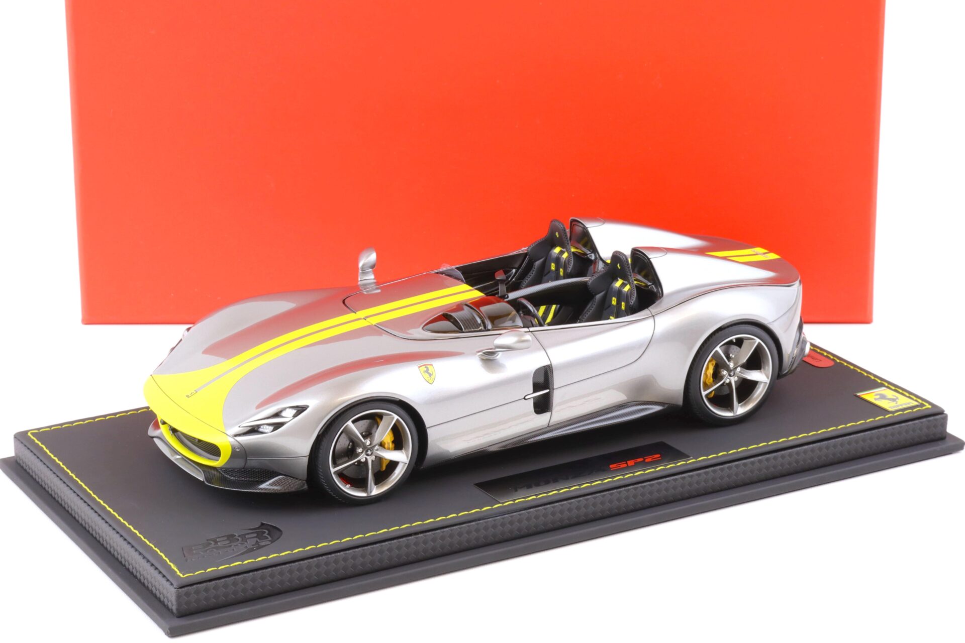 1:18 BBR Ferrari Monza Icona SP2 Grigio Ferro grey - Limited 99 pcs.