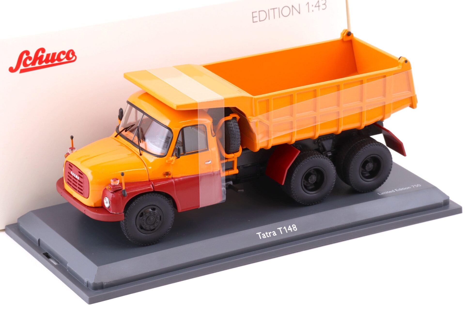 1:43 Schuco Tatra T148 Muldenkipper LKW orange