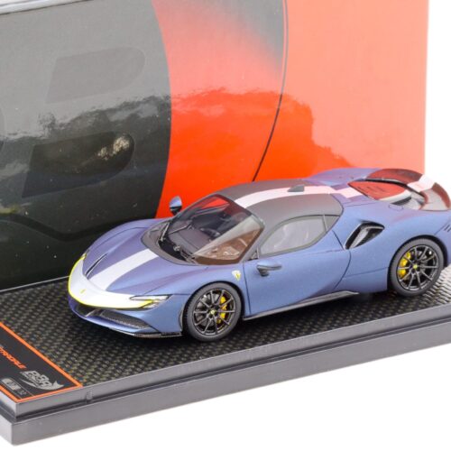 1:43 BBR Ferrari SF90 Stradale Pack Fiorano Matt Abu Dhabi blue - Limited 32 pcs.