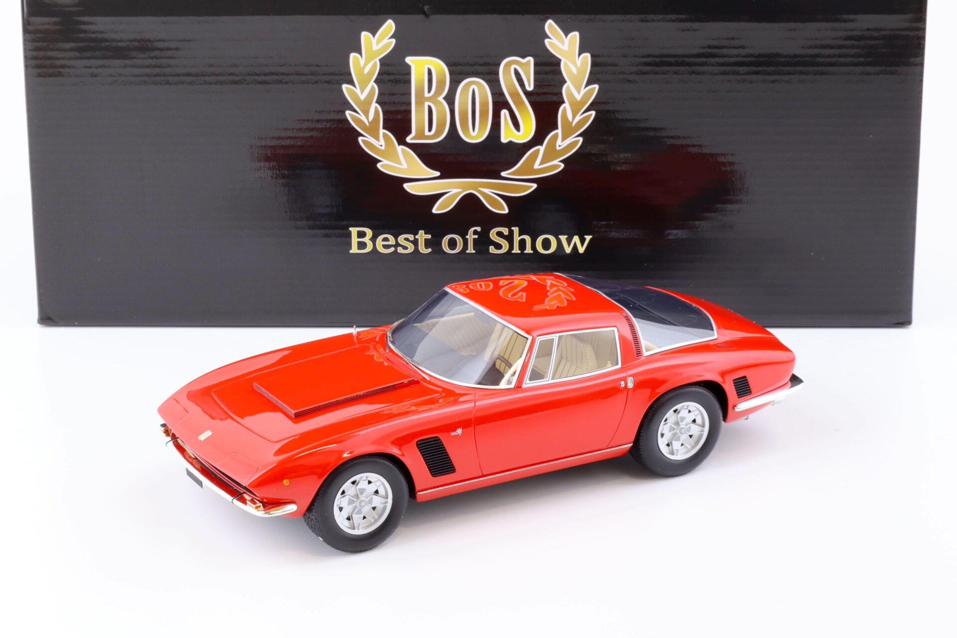 ID 71827 orig.jpg 1:18 BOS-Models ISO Grifo 7 Litri (IR8) 1972 red BOS133