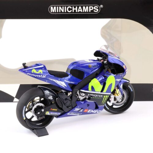 1:12 Minichamps Yamaha YZR-M1 Movistar Moto GP Maverick Vinales MotoGP 2017 - Imagen 3
