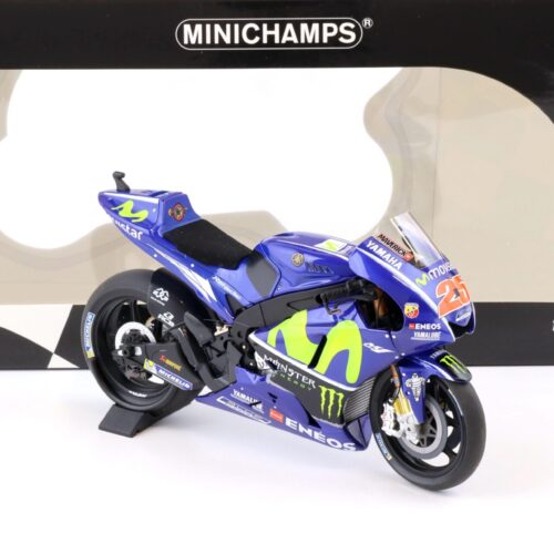 1:12 Minichamps Yamaha YZR-M1 Movistar Moto GP Maverick Vinales MotoGP 2017 - Imagen 2