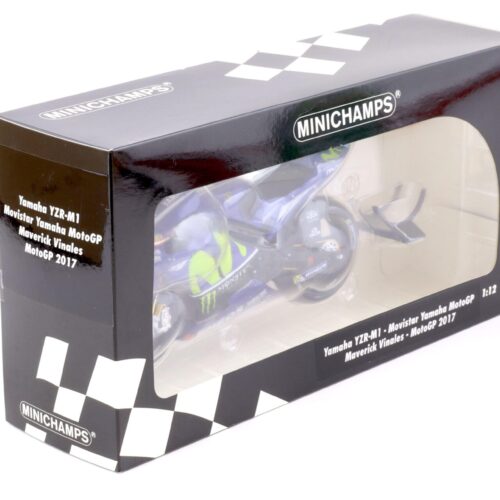 1:12 Minichamps Yamaha YZR-M1 Movistar Moto GP Maverick Vinales MotoGP 2017 - Imagen 4