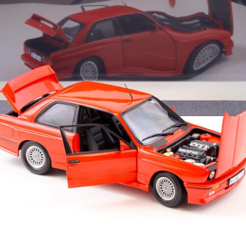 1:18 Minichamps BMW M3 E30 Coupe 1987 red DEALER VERSION