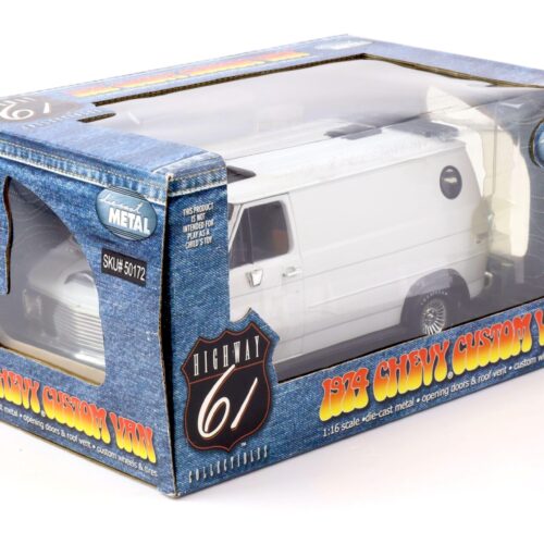 1:16 - 1:18 Highway61 Chevrolet G-Series 1974 Chevy Custom Van white