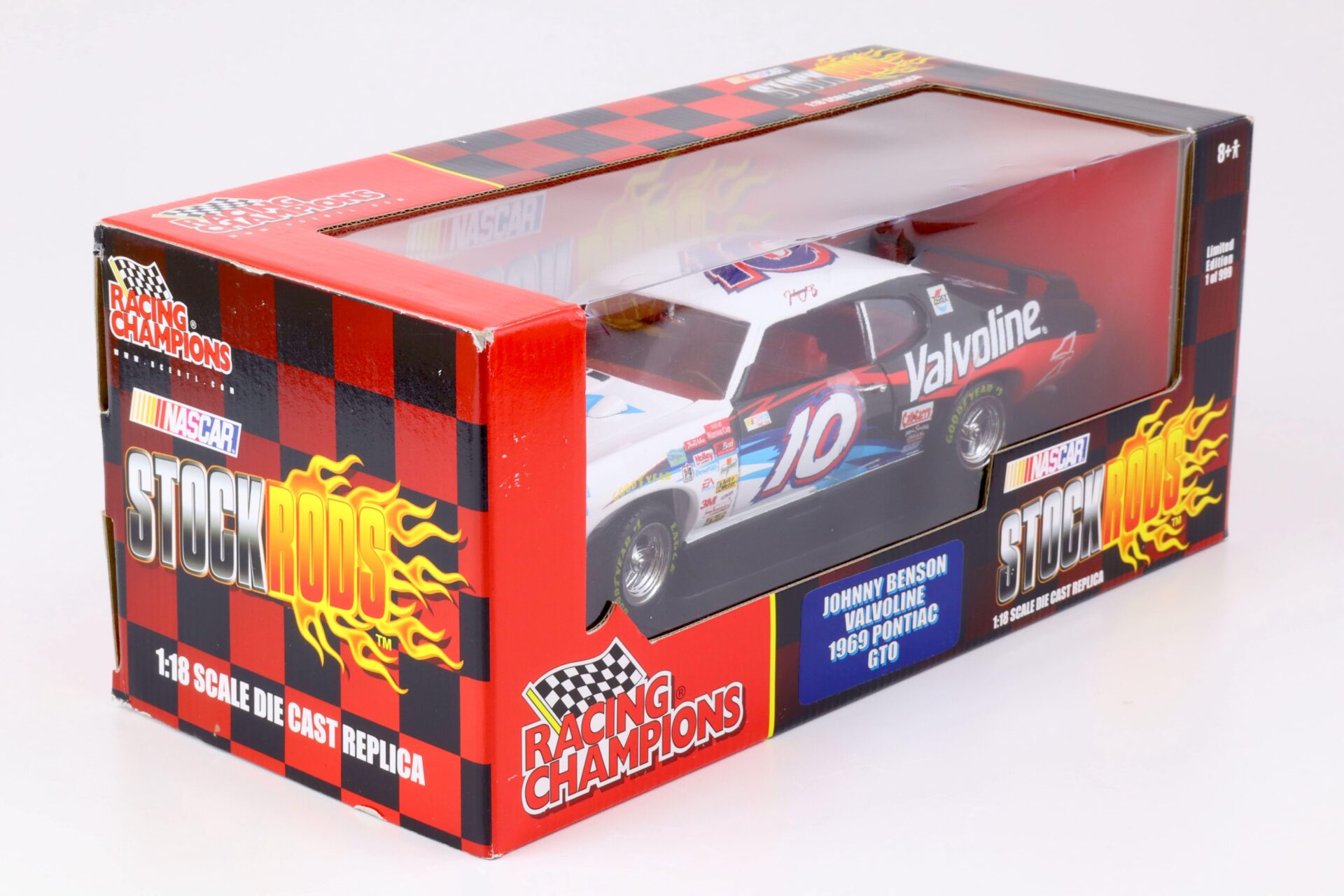 1:18 ERTL 1969 Pontiac GTO Johnny Benson Valvoline Stock Rods #10