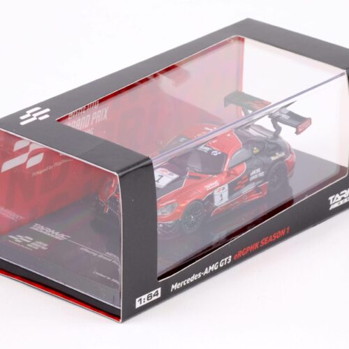 1:64 Tarmac Works Mercedes Benz AMG GT3 eRacing #1 Grand Prix Hong Kong eRGPHK Season 1 red/black