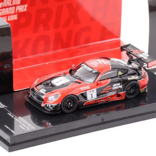 1:64 Tarmac Works Mercedes Benz AMG GT3 eRacing #1 Grand Prix Hong Kong eRGPHK Season 1 red/black