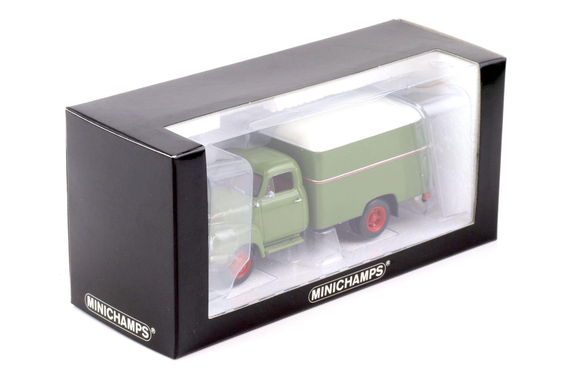 1:43 Minichamps Opel Blitz 1,75t Kofferwagen green/ black
